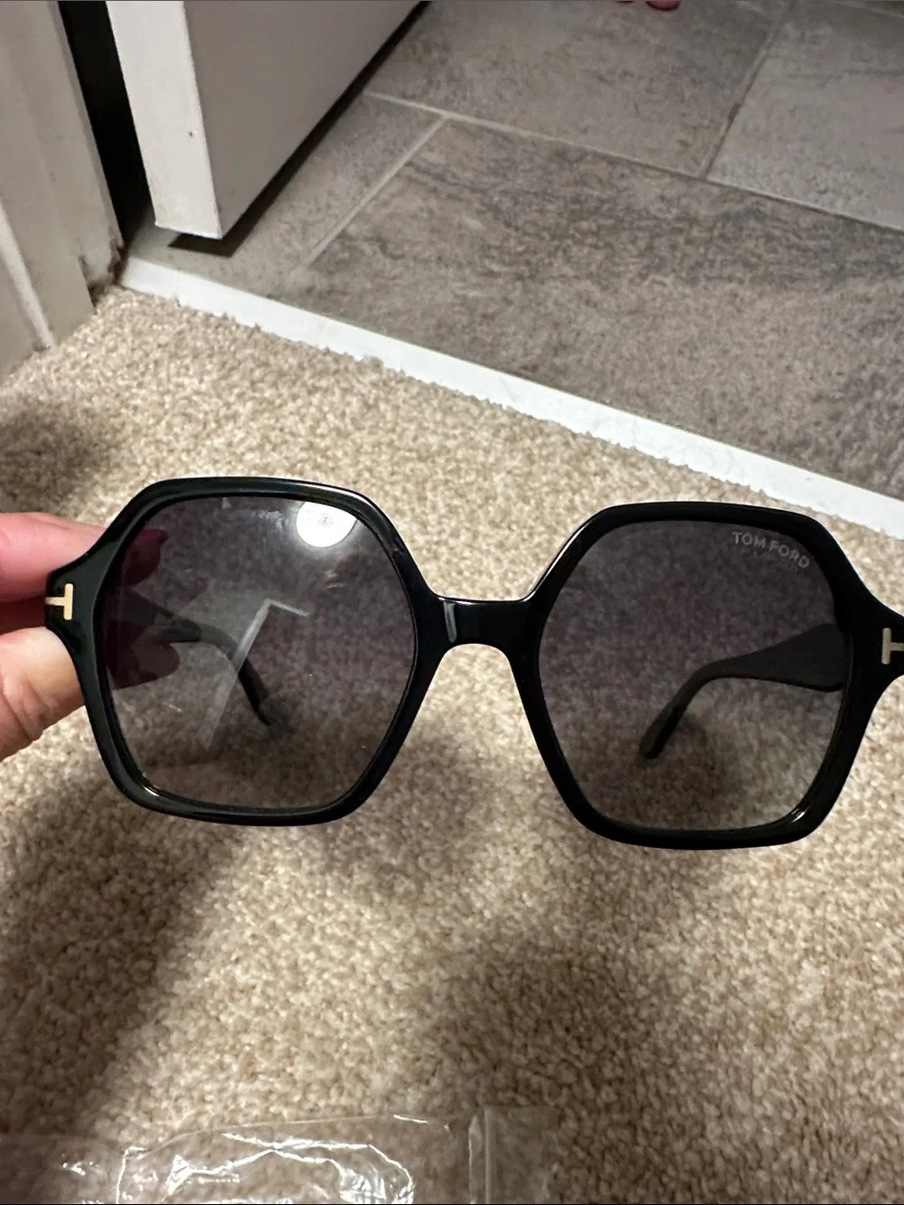 Tom Ford stylish hexagonal